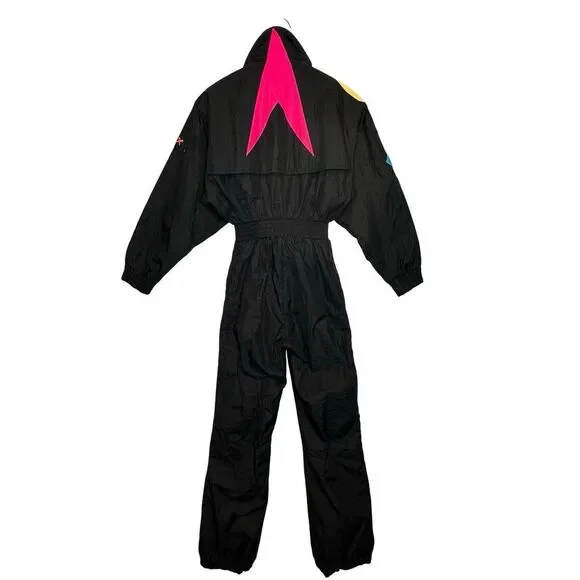 OBERMEYER 80’s 90’s Neon Escapade Snow Suit Size 4 - Picture 3 of 17
